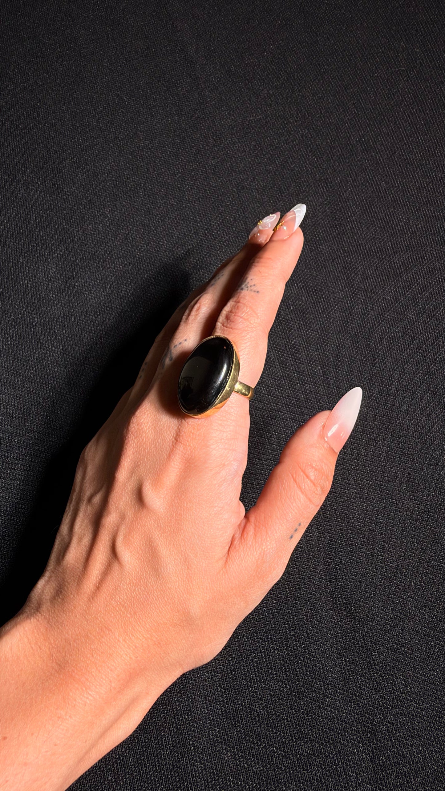Evelyn Brass Ring