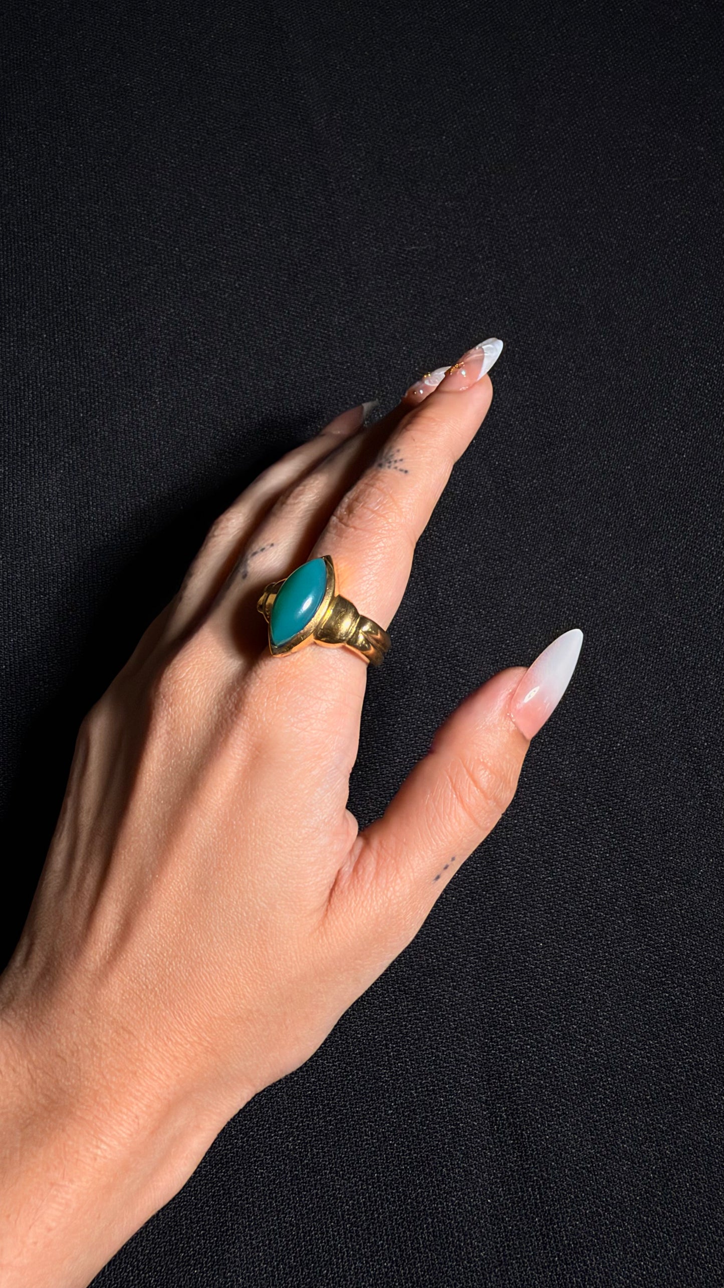Zoe Brass Ring