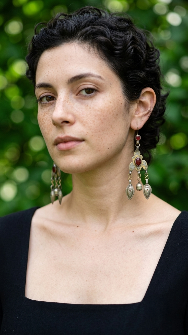 Atreya Afghan Earrings