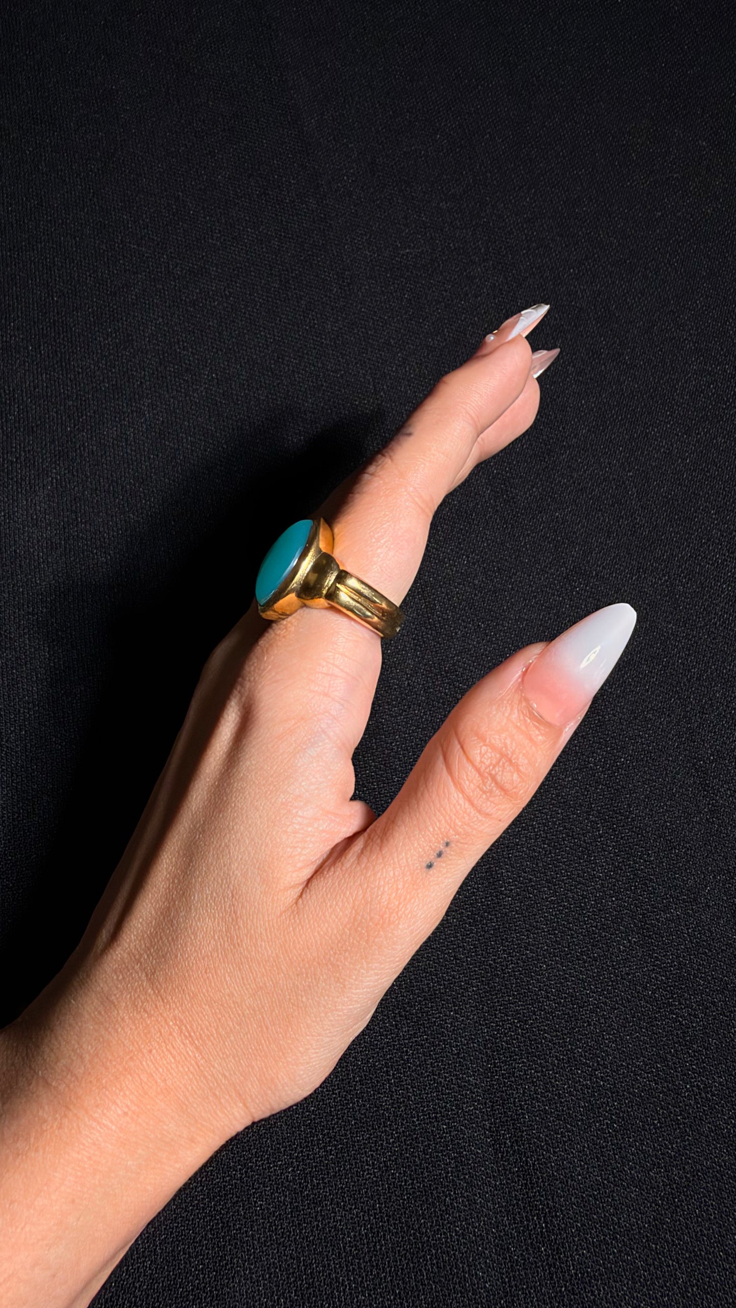 Zoe Brass Ring