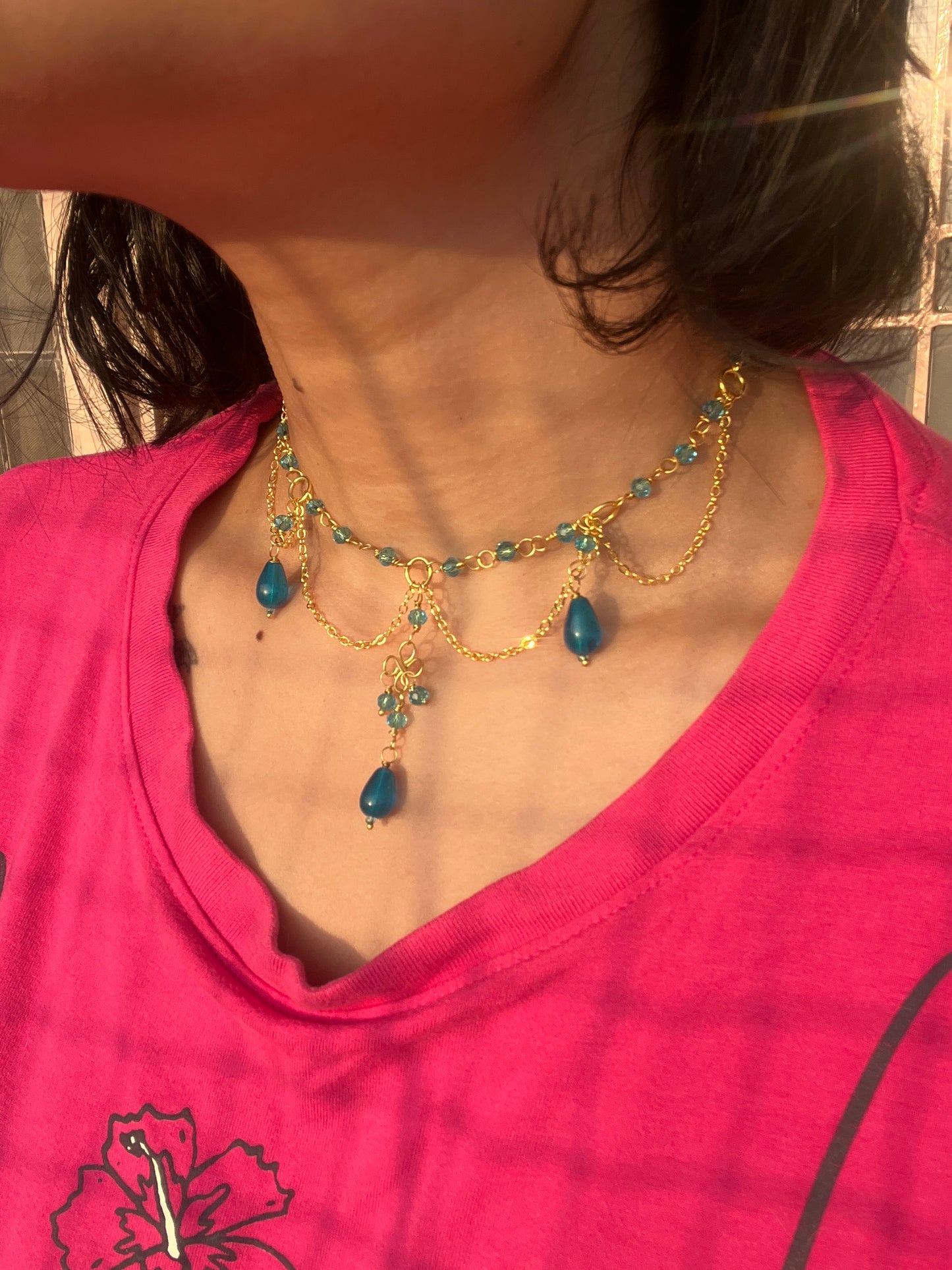 Neela Brass Necklace