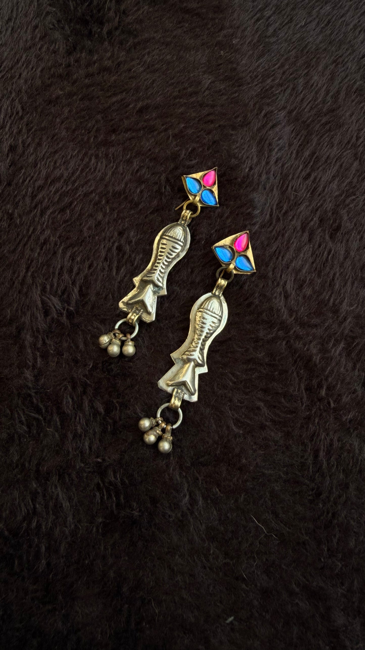 Dimple Afghan Earrings