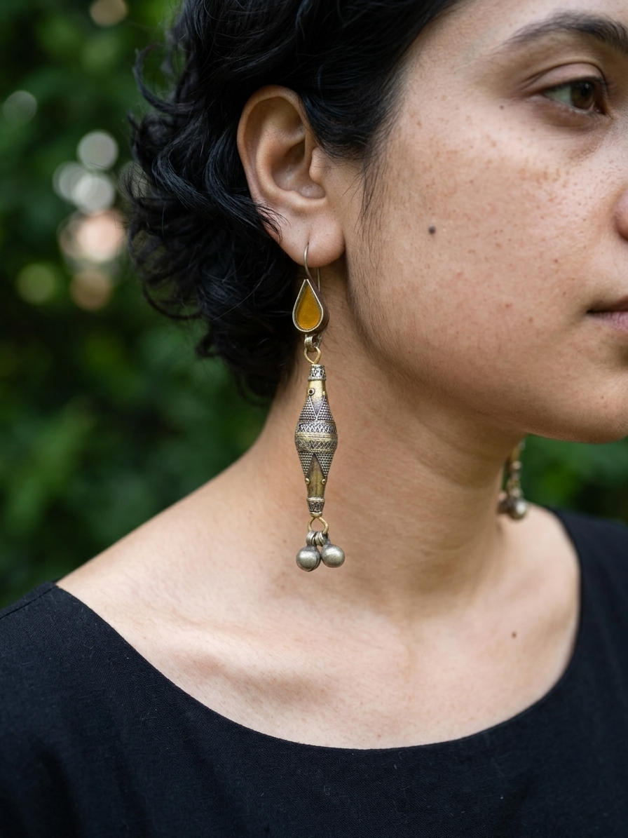 Palo Afghan Earrings