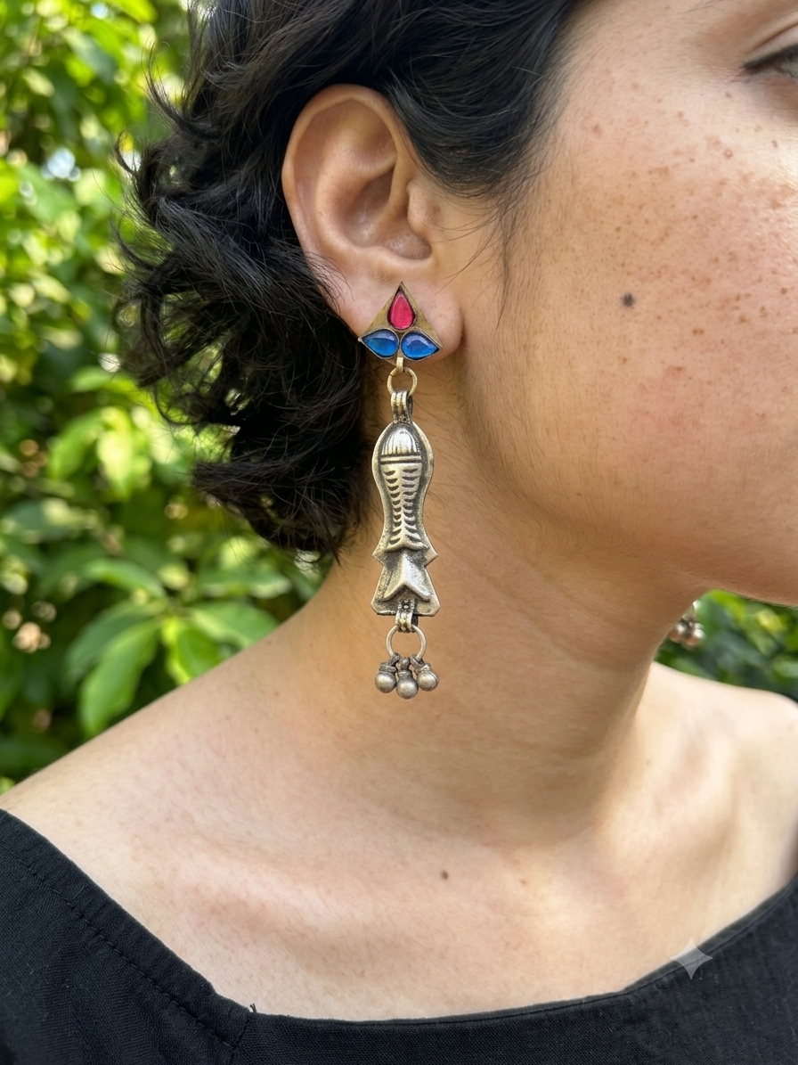Dimple Afghan Earrings