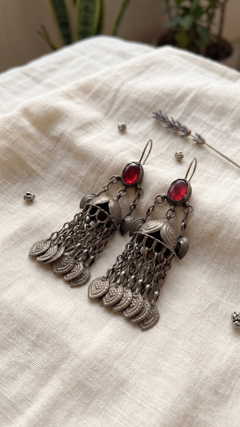 Jimli Afghan Earrings