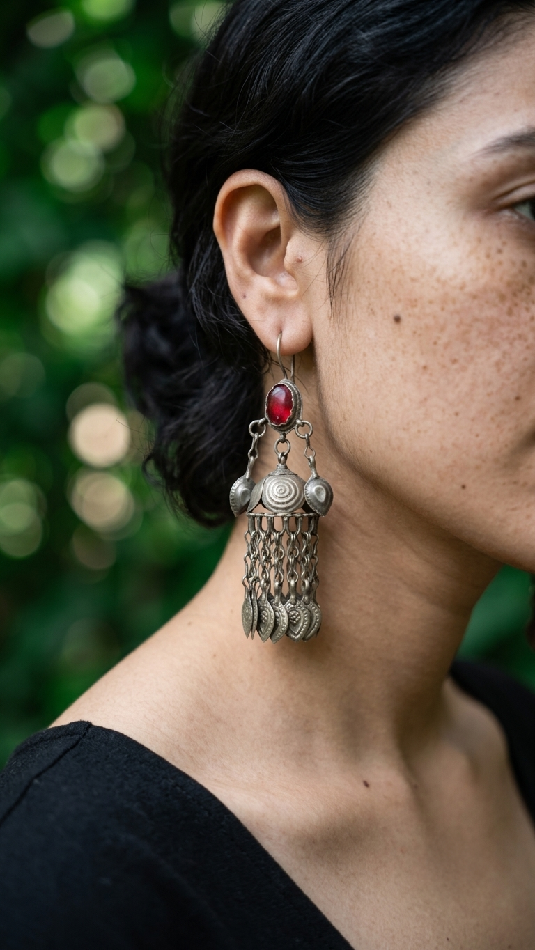 Jimli Afghan Earrings