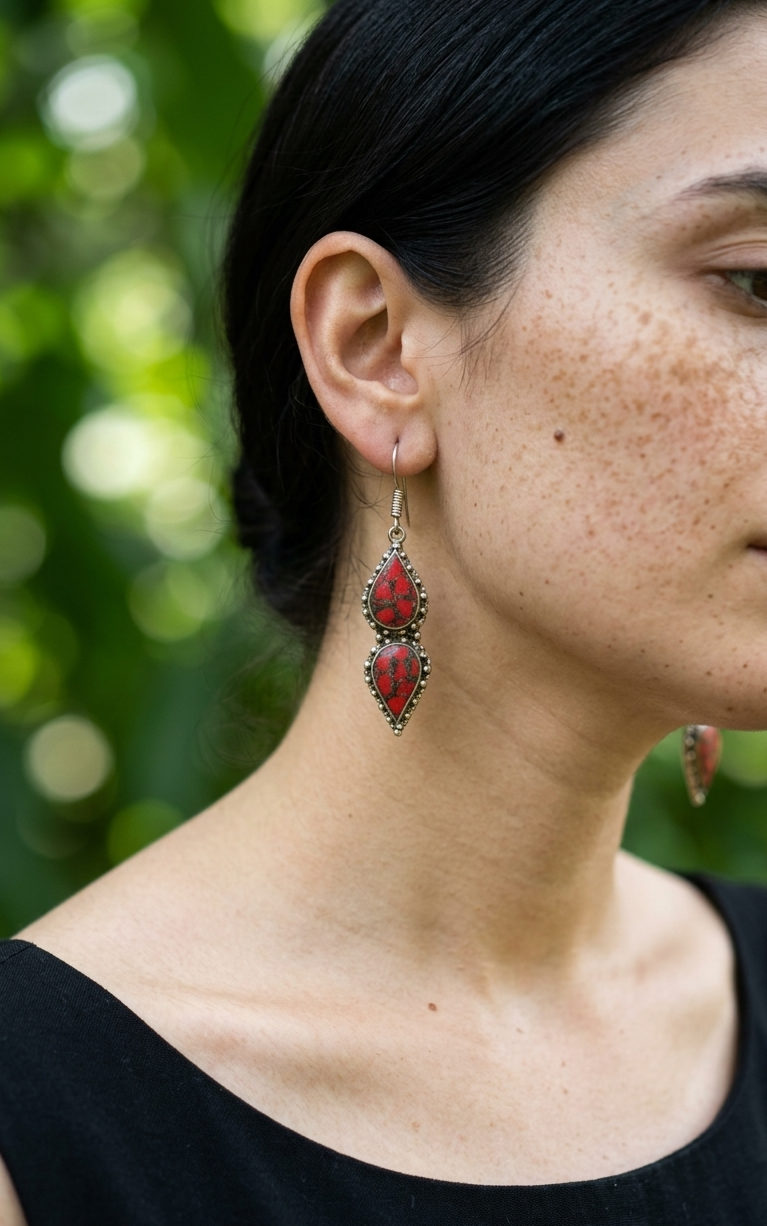 Samman Zamak Earrings