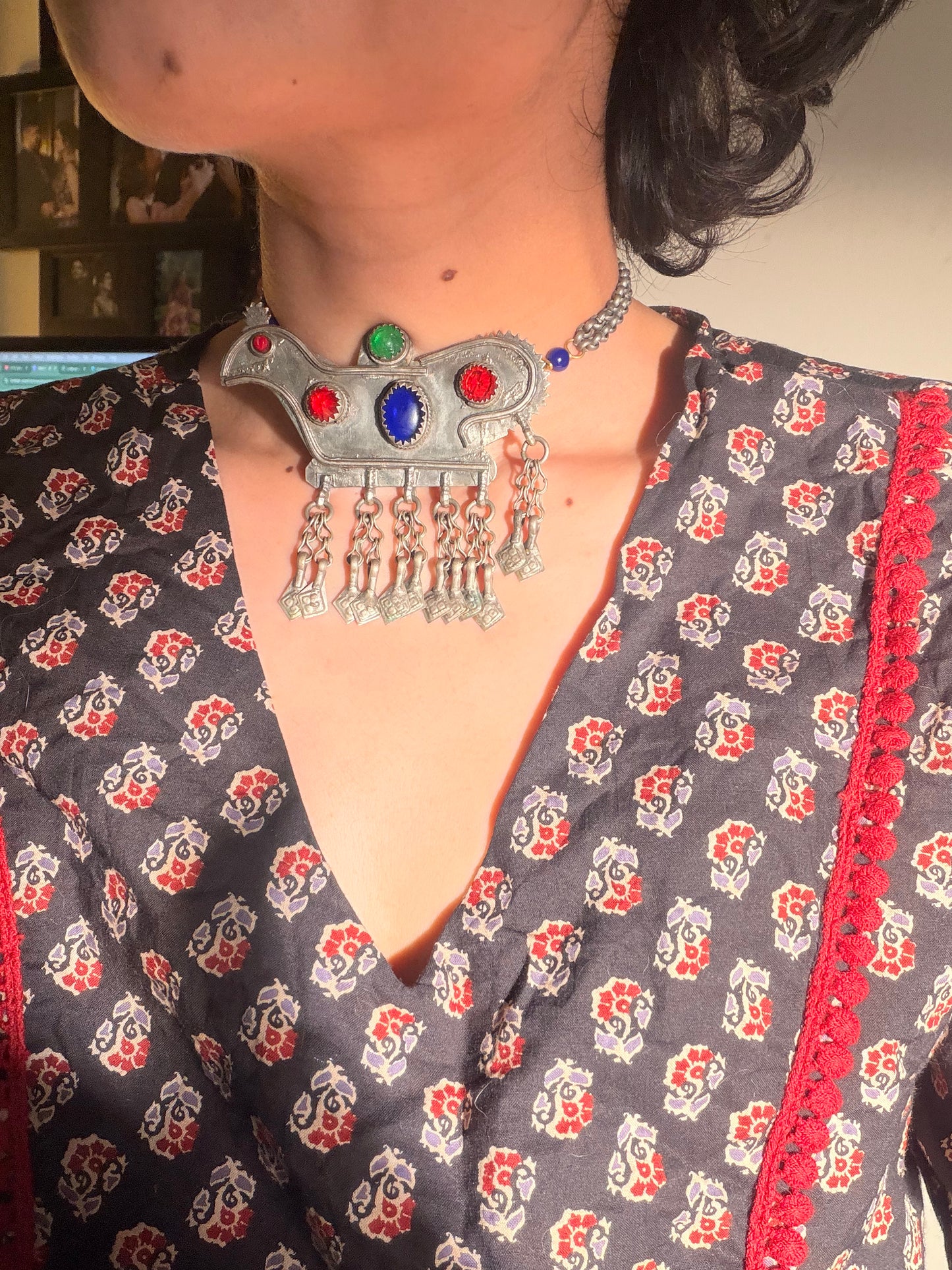 Mann Afghan Necklace