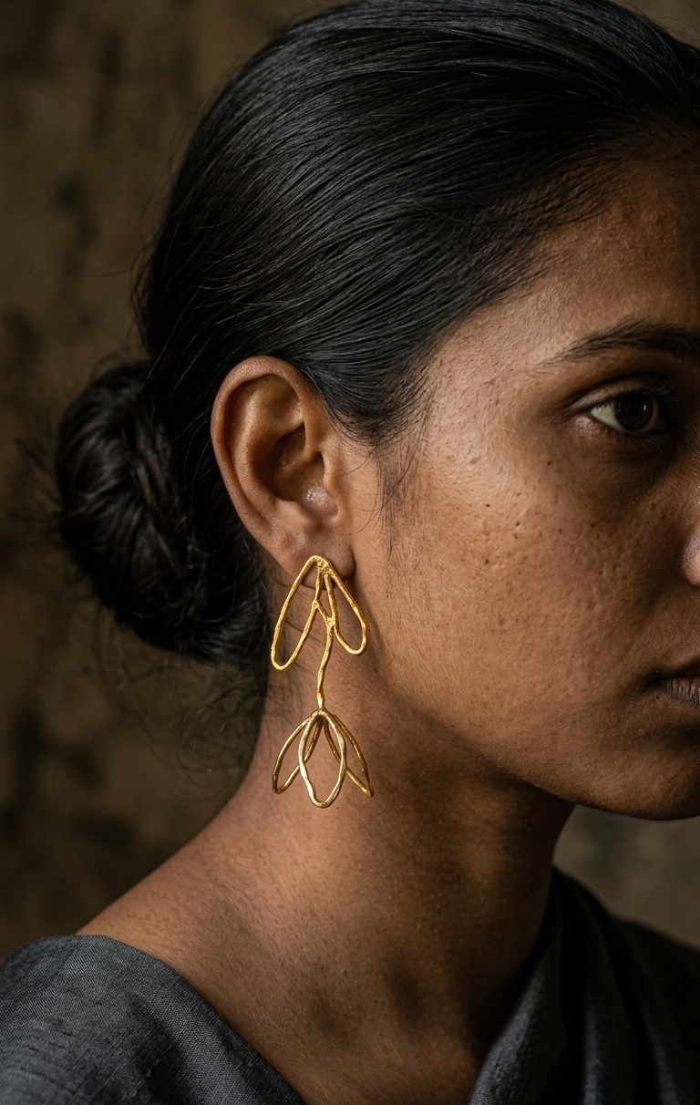 Patta Brass Earrings