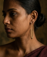 Persha Brass Earrings