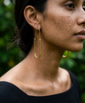 Persha Brass Earrings