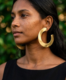 Rutya Brass Earrings