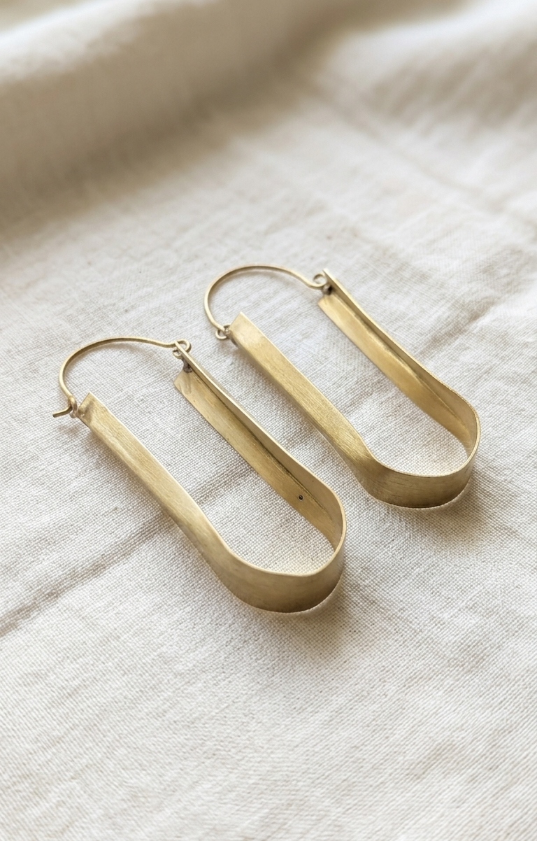 Ikita Brass Earrings