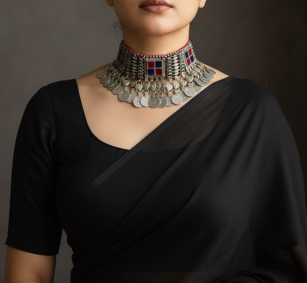 Lazzat Afghan Necklace