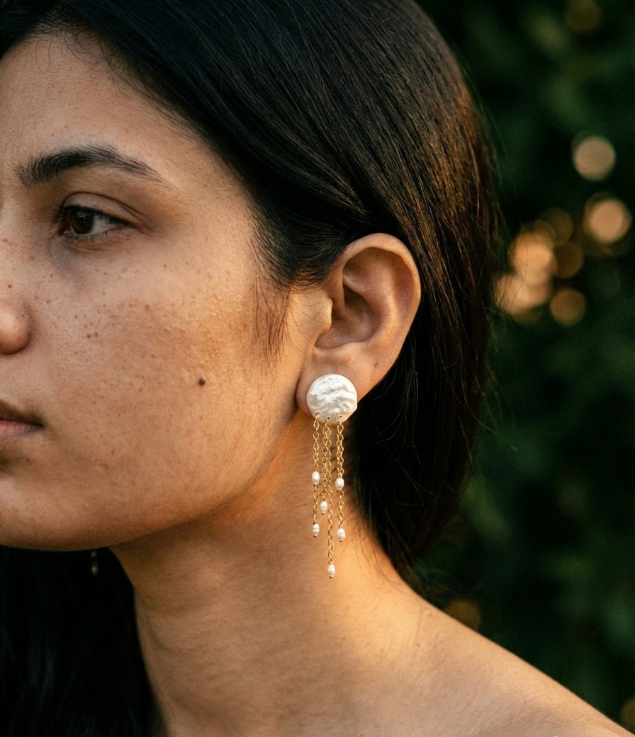Ipat Brass Earrings
