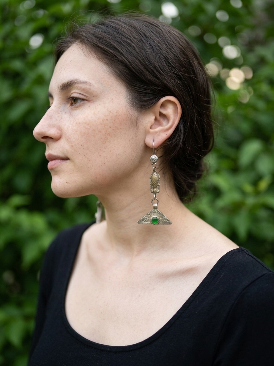 Rusha Afghan Earrings