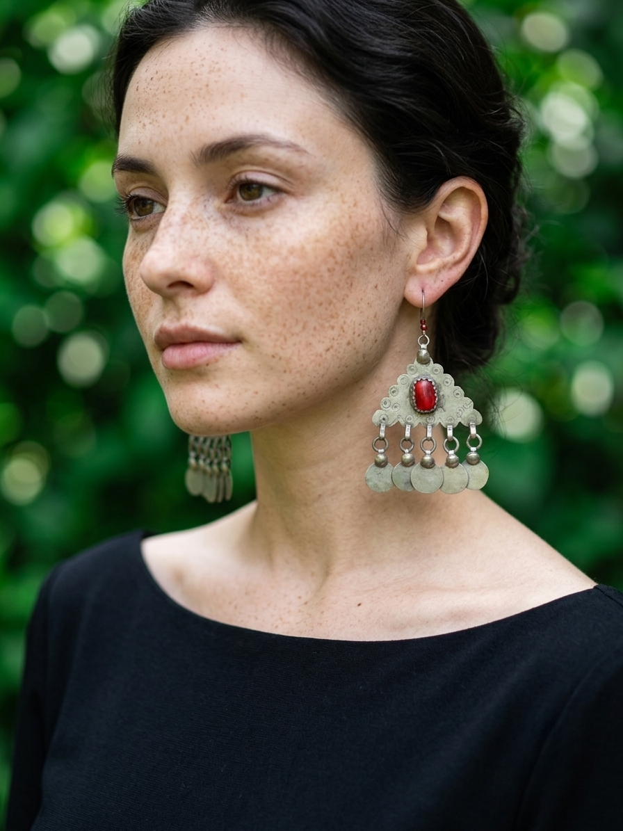 Lyra Afghan Earrings
