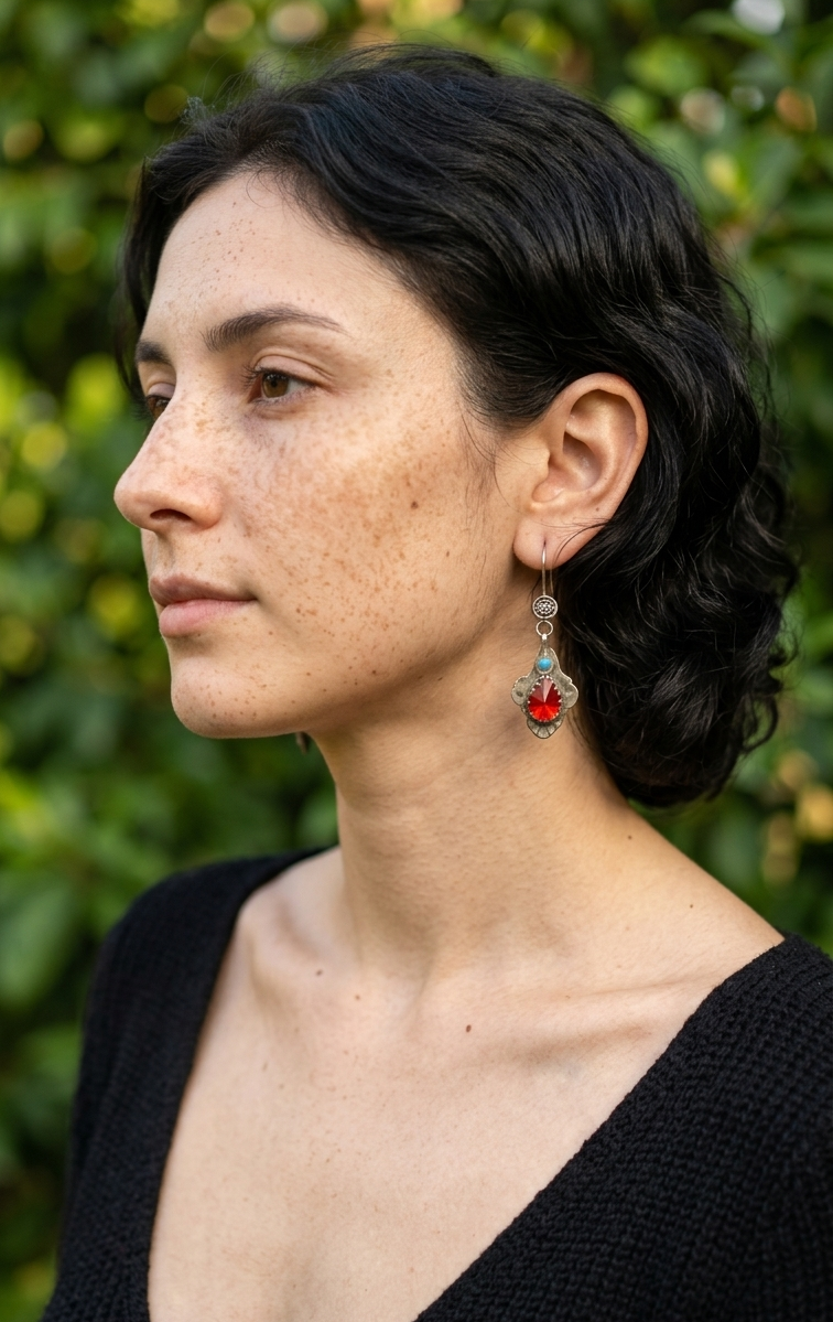 Param Afghan Earrings