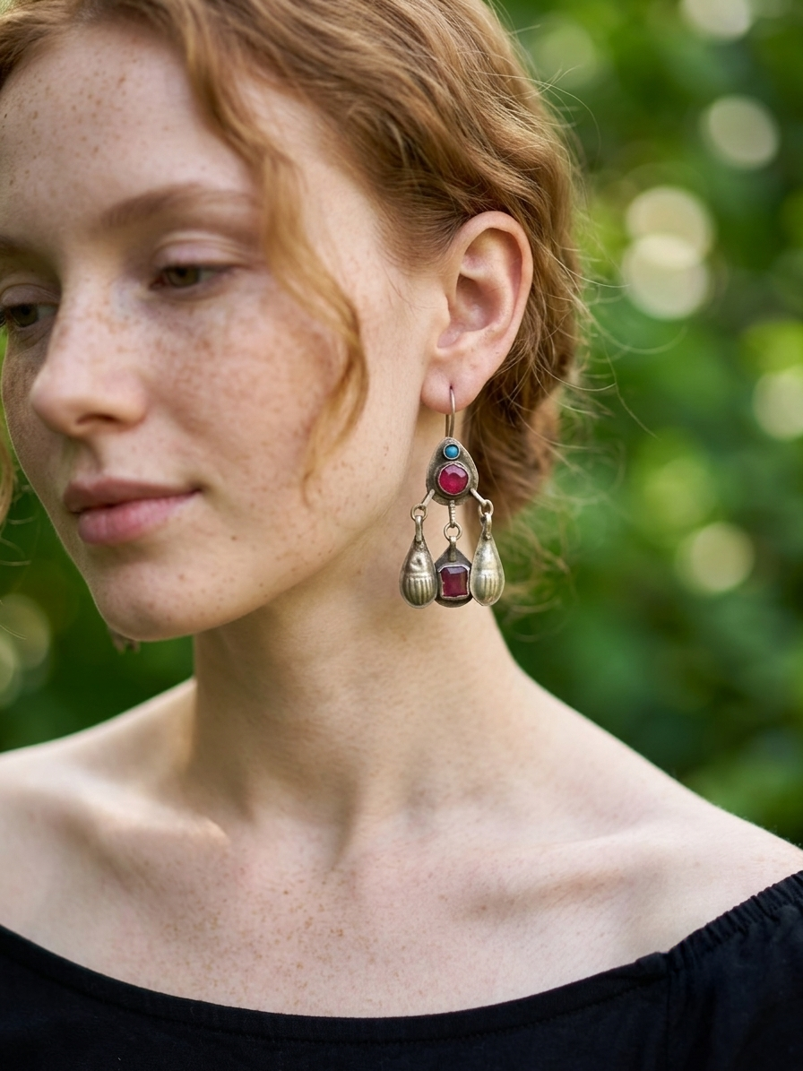 Sanskaar Afghan Earrings