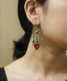 Amber Afghani Earrings
