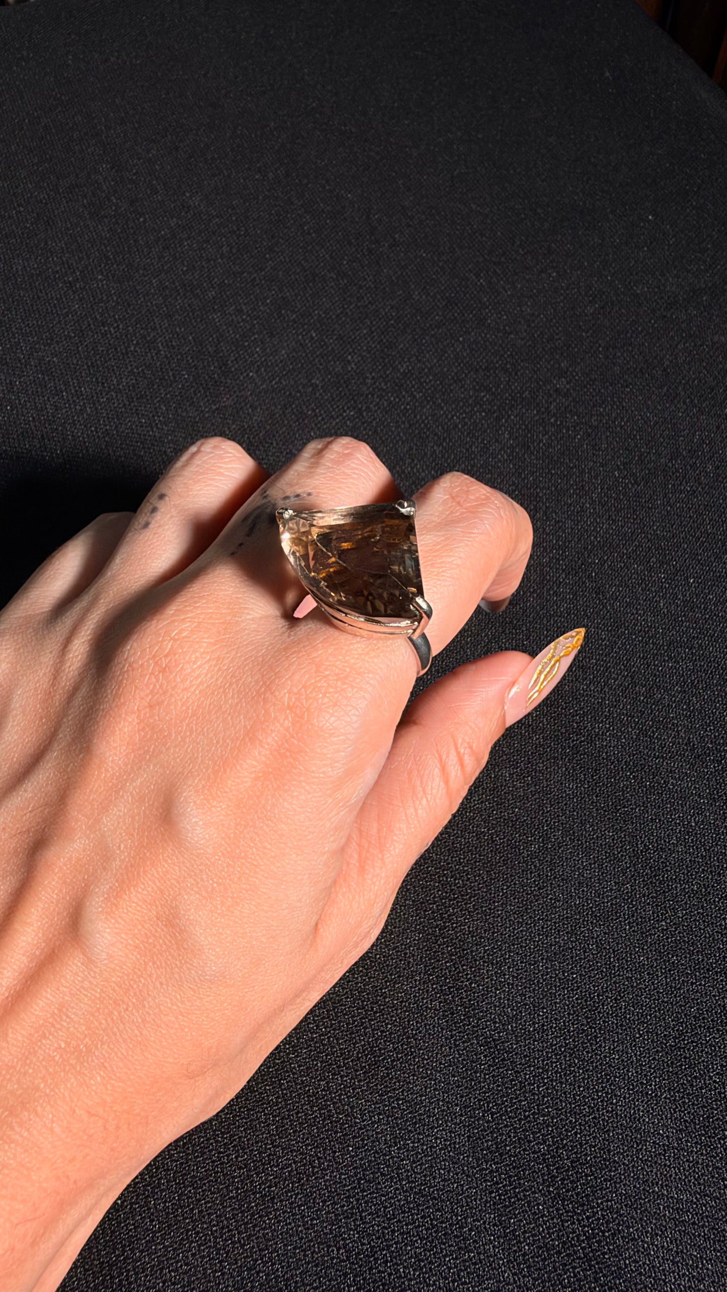 Shree Smoky Quartz Ring