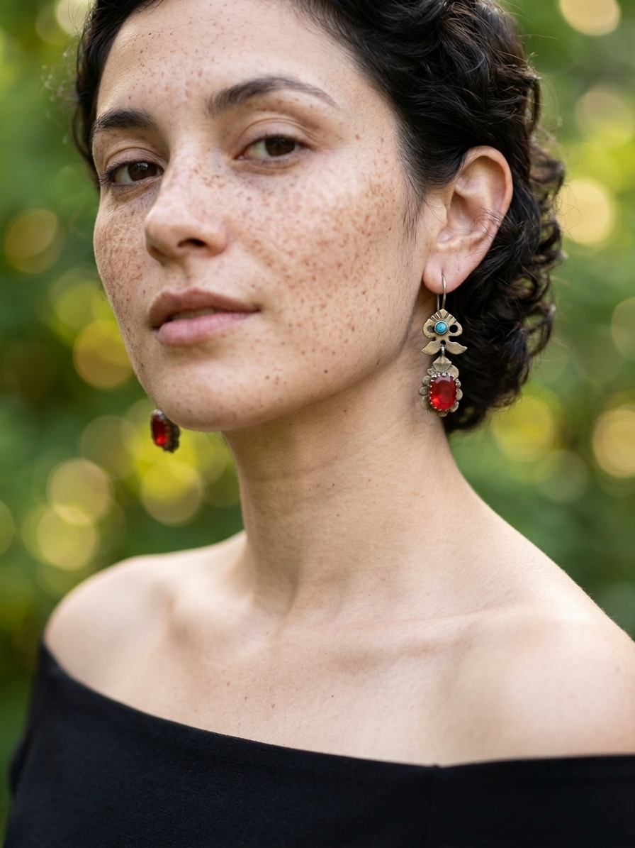 Surajgarh Afghan Earrings