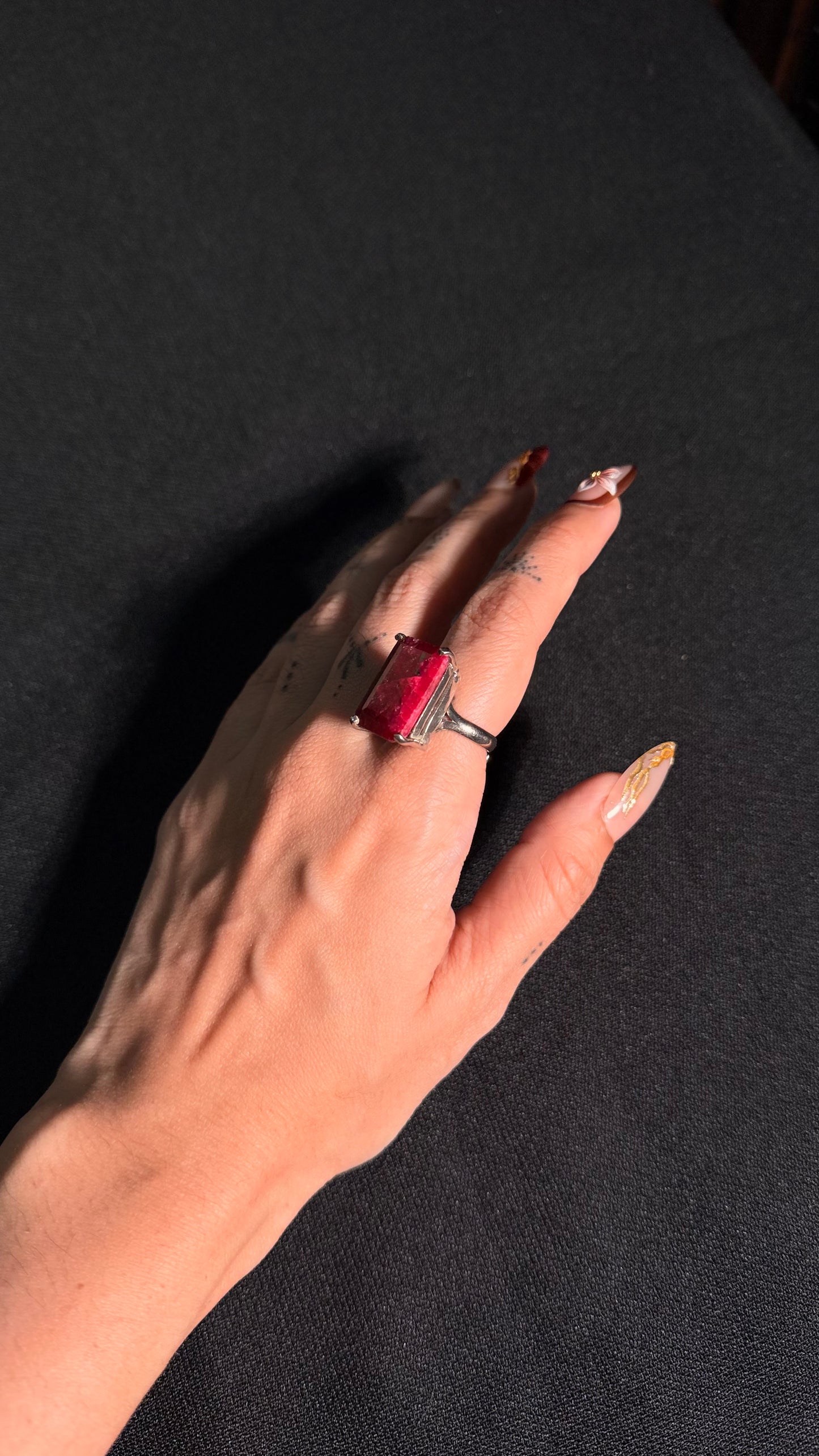 Vaastav Ruby Ring