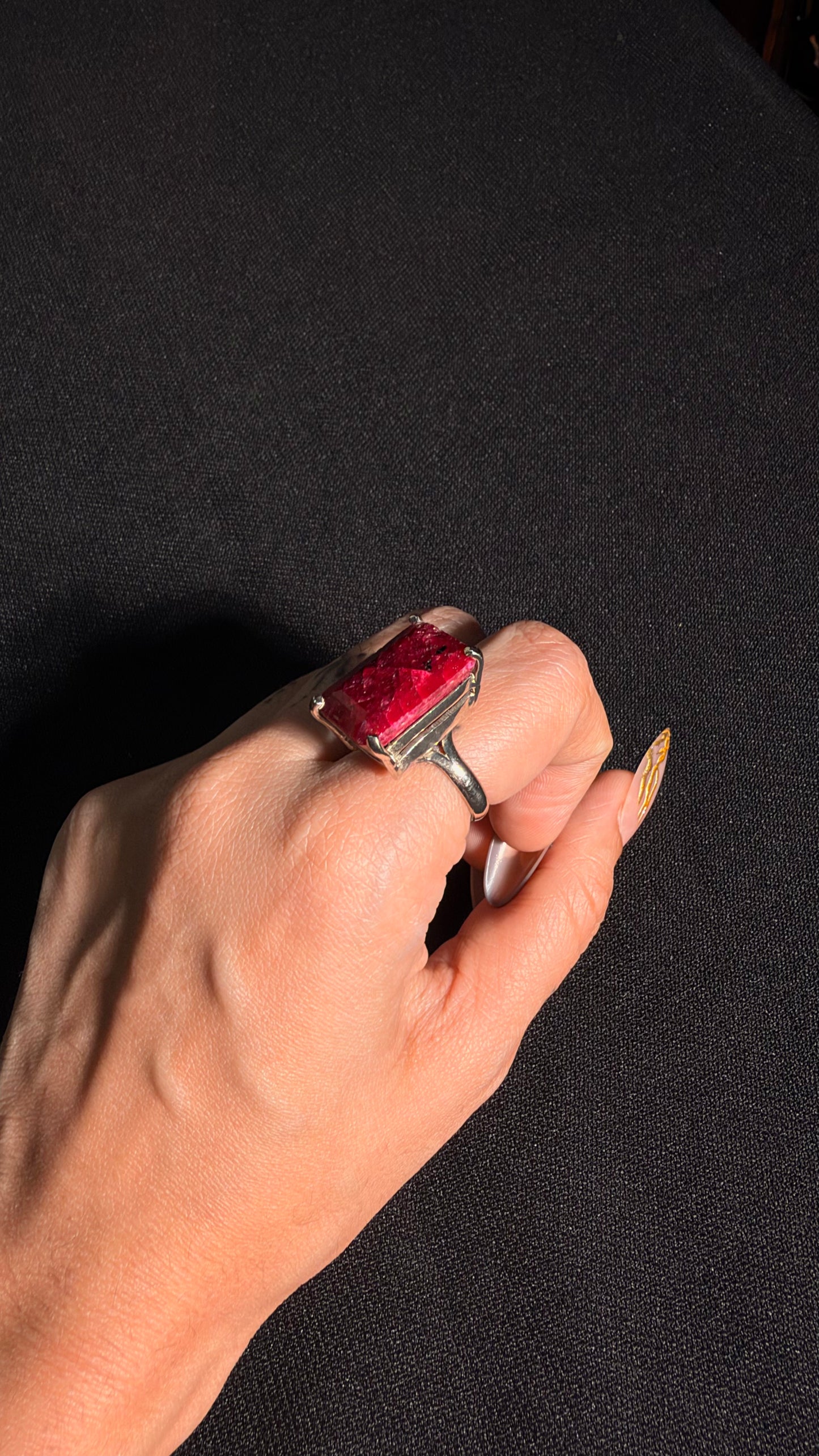 Vaastav Ruby Ring