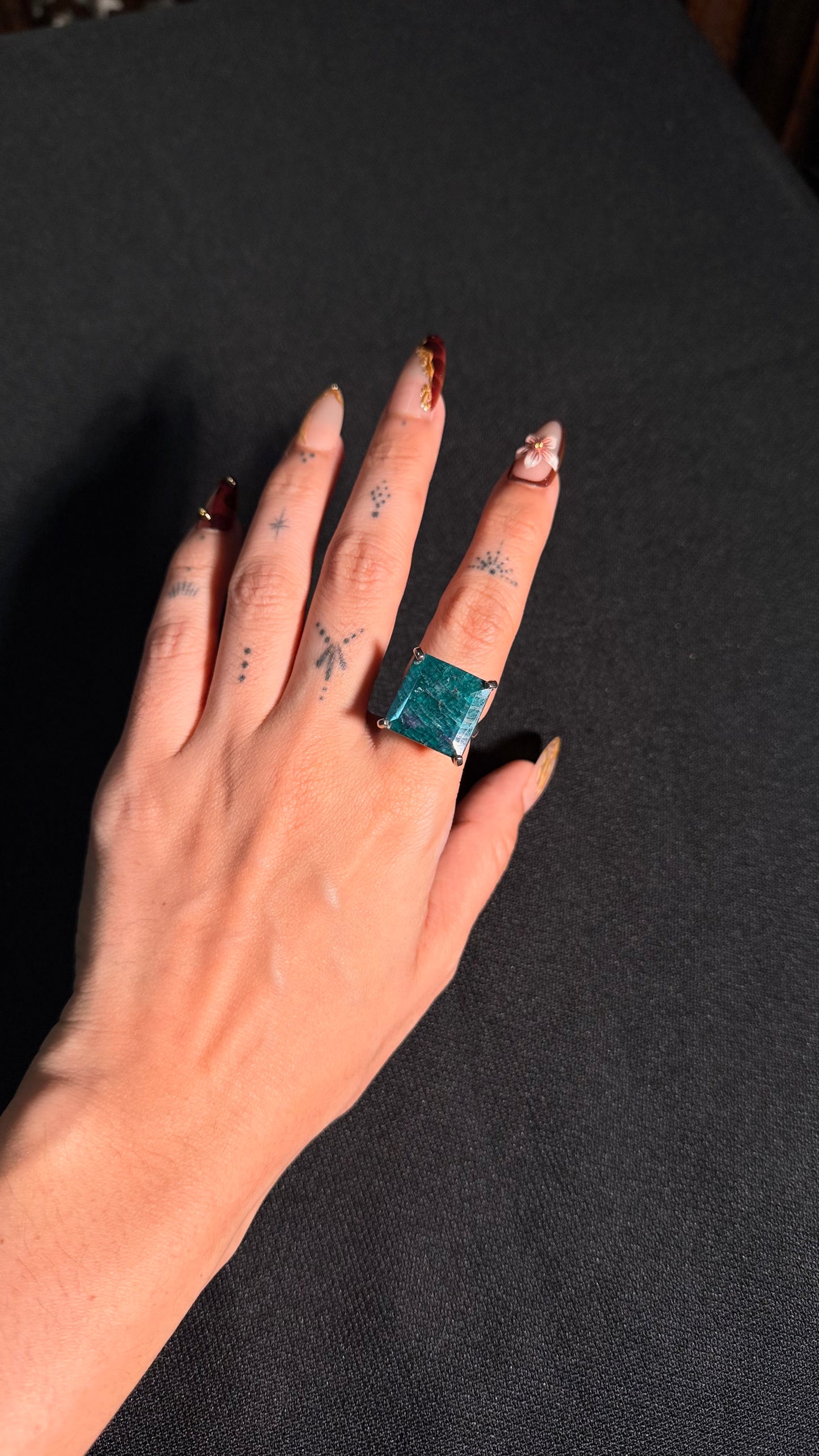 Mohini Emerald Ring