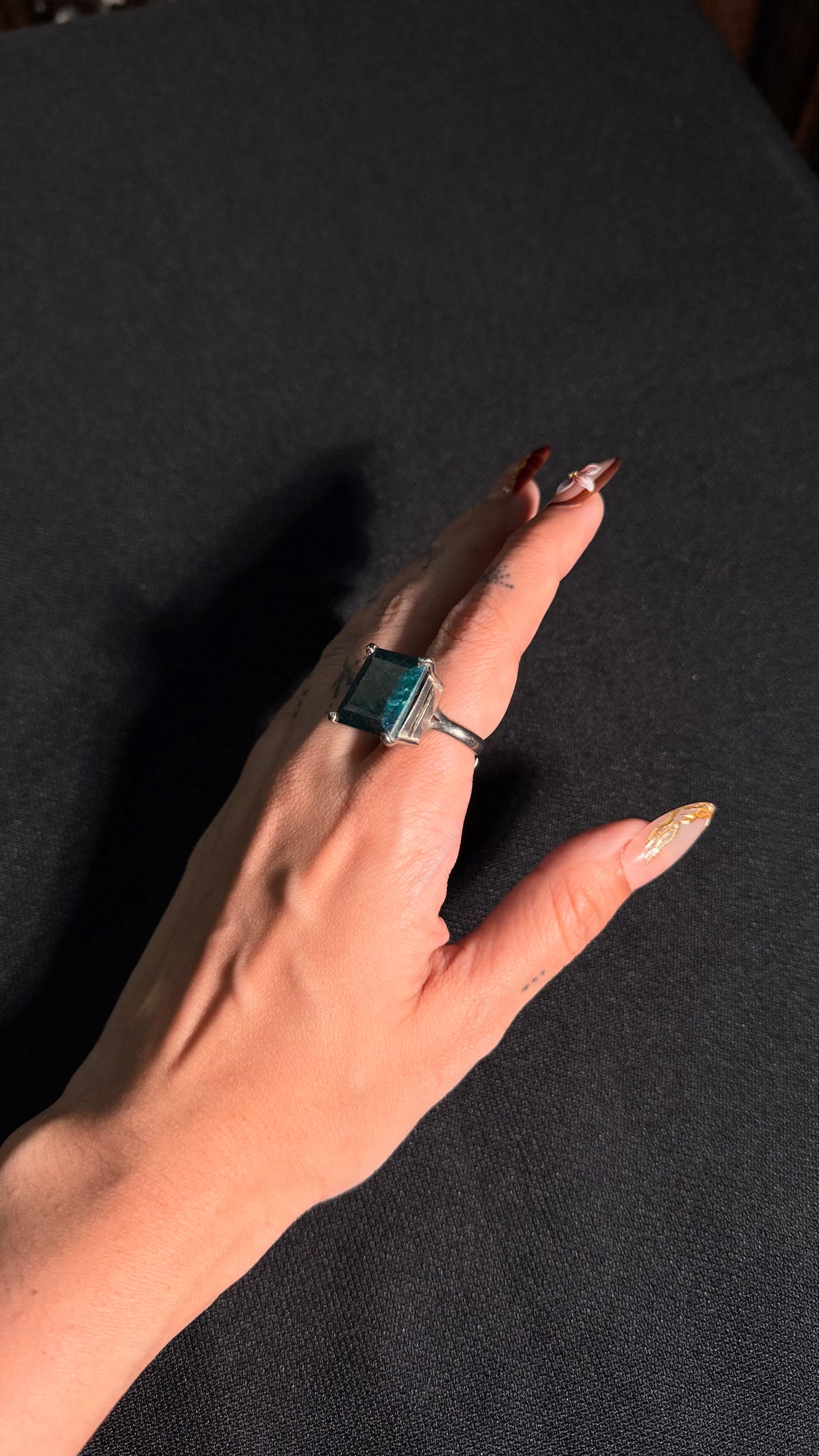 Mohini Emerald Ring
