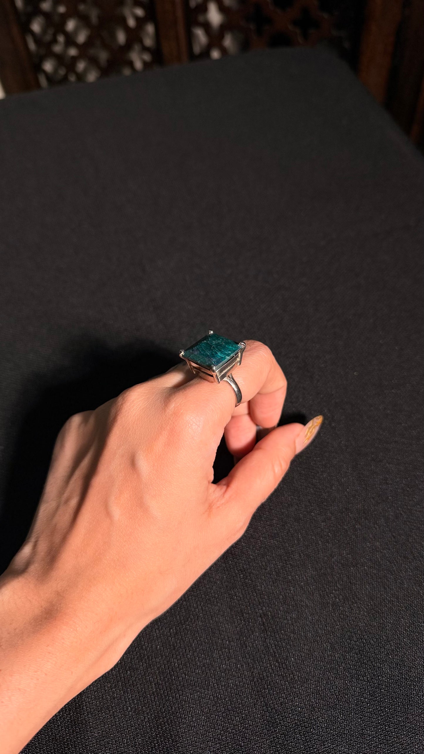 Mohini Emerald Ring