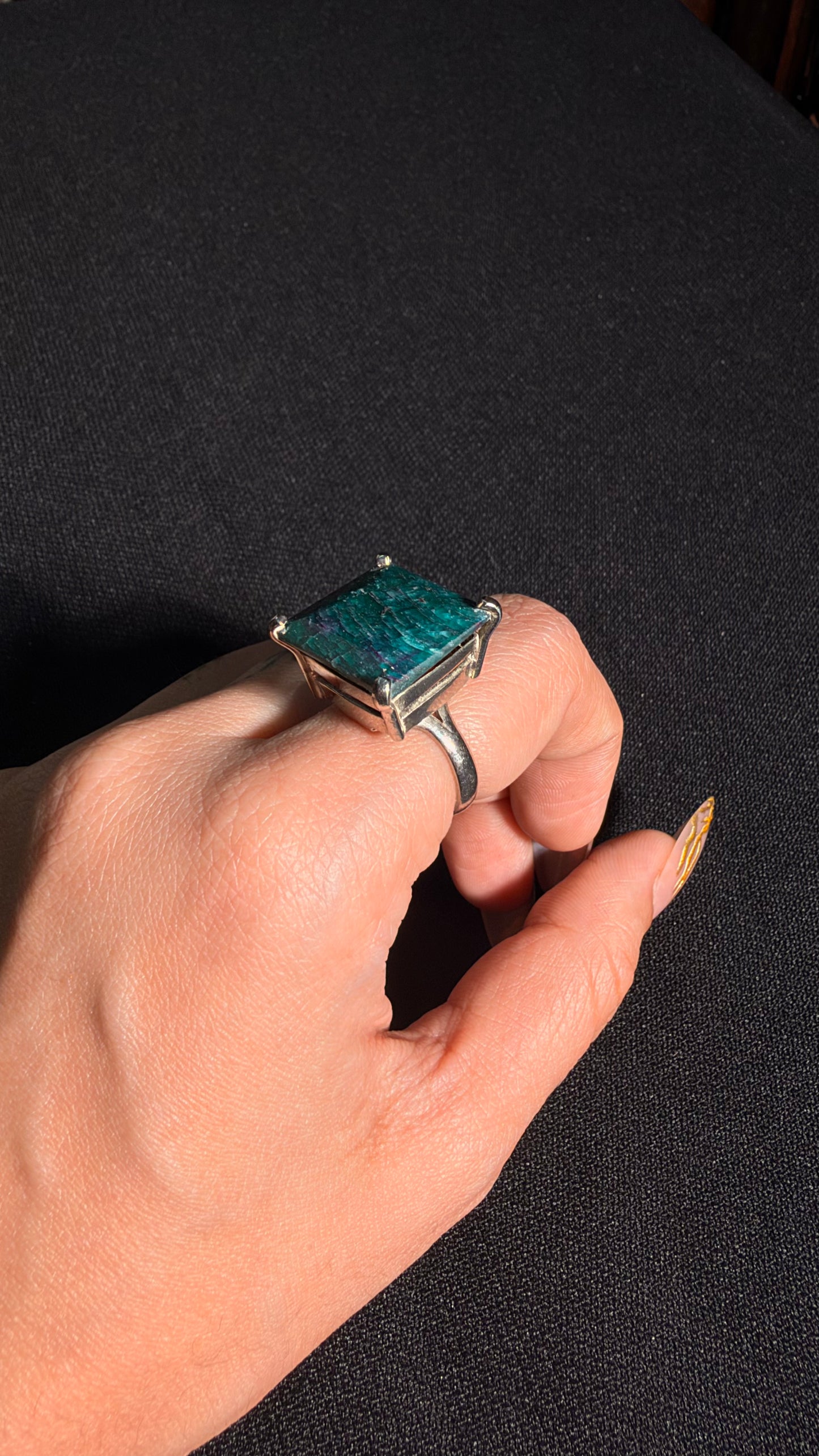 Mohini Emerald Ring