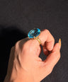 Shanti Blue Quartz Ring