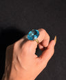 Shanti Blue Quartz Ring