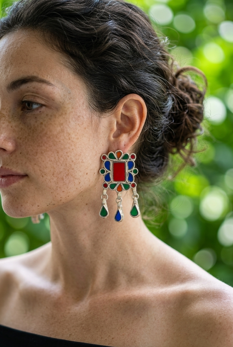 Hunar Glass Earrings