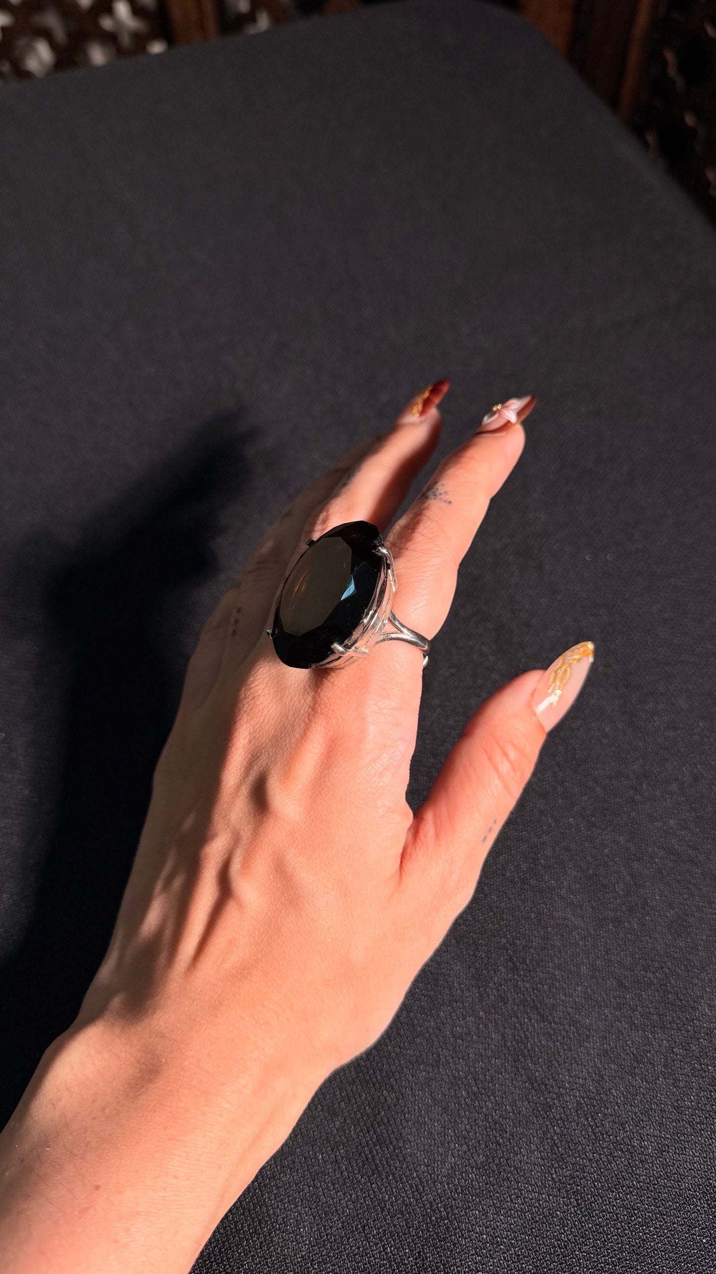 Riya Smoky Quartz Ring