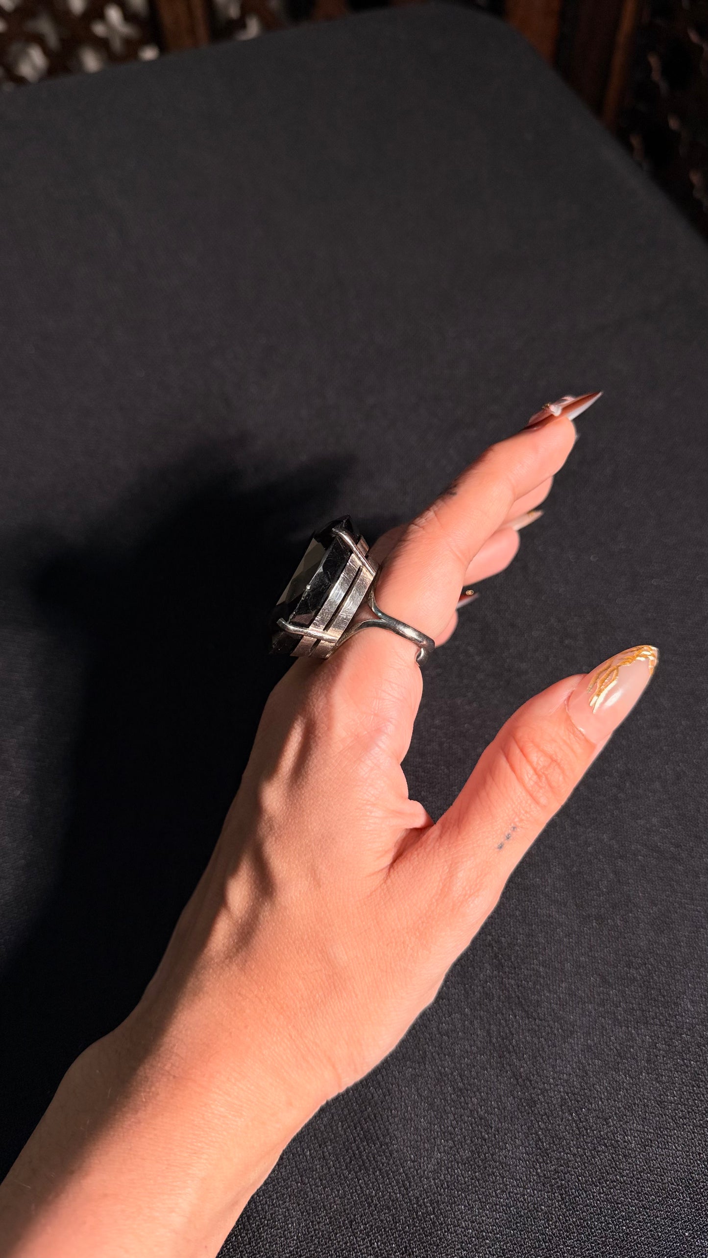 Riya Smoky Quartz Ring