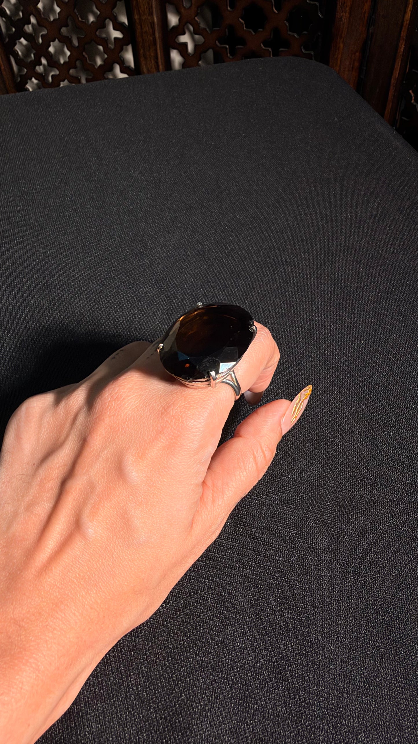 Riya Smoky Quartz Ring