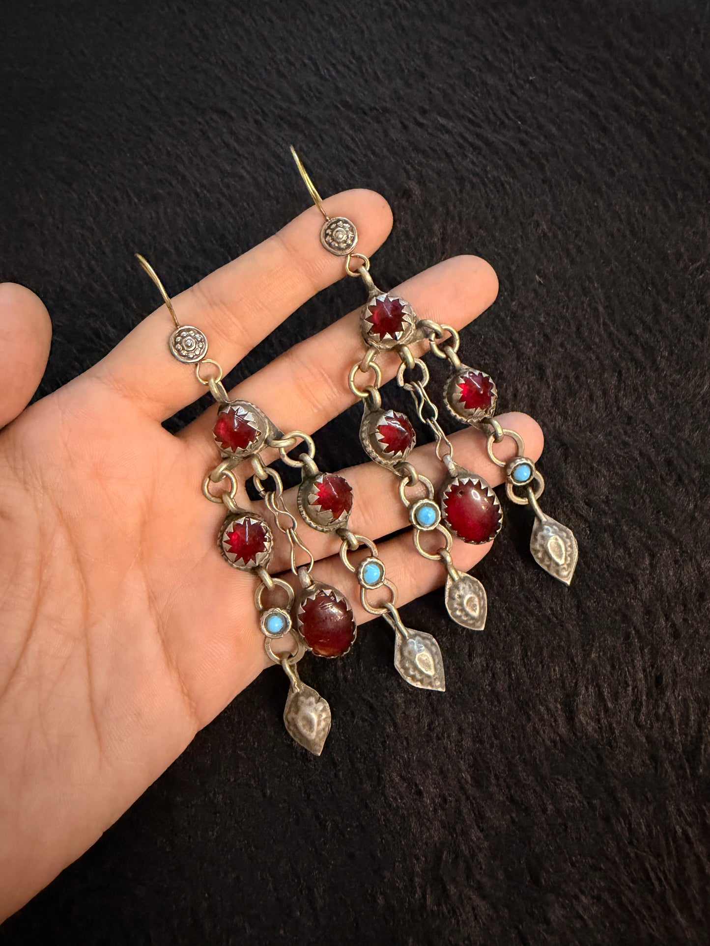 Mekhala Afghan Earrings