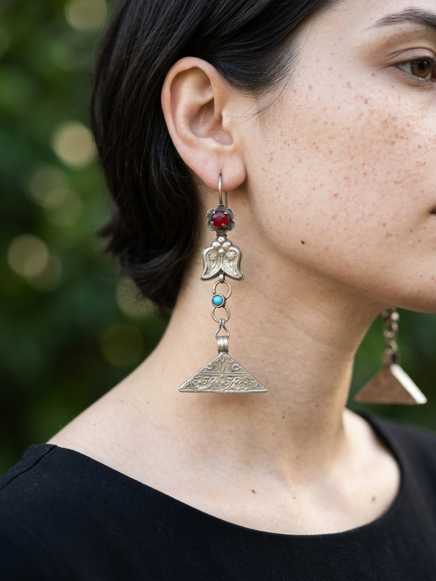 Juli Afghan Earrings