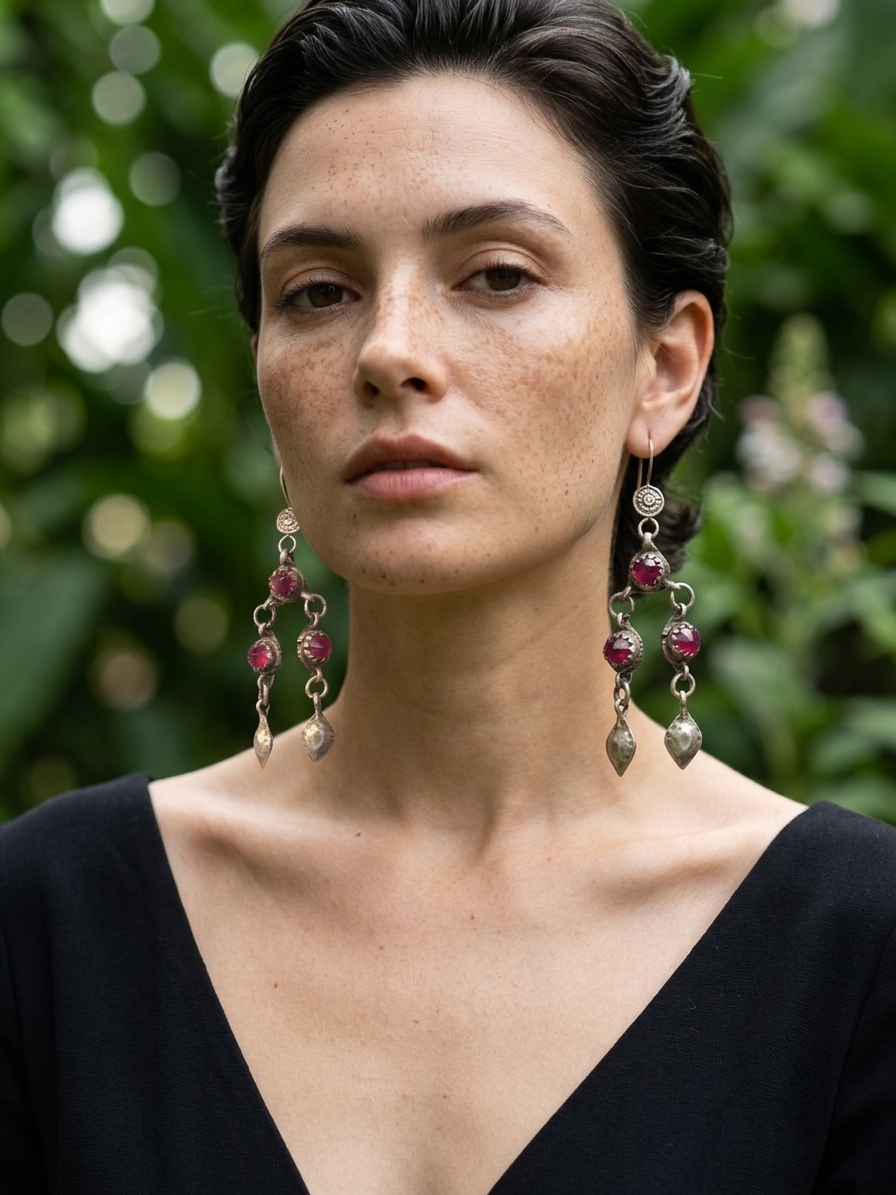 Raabtaa Afghan Earrings