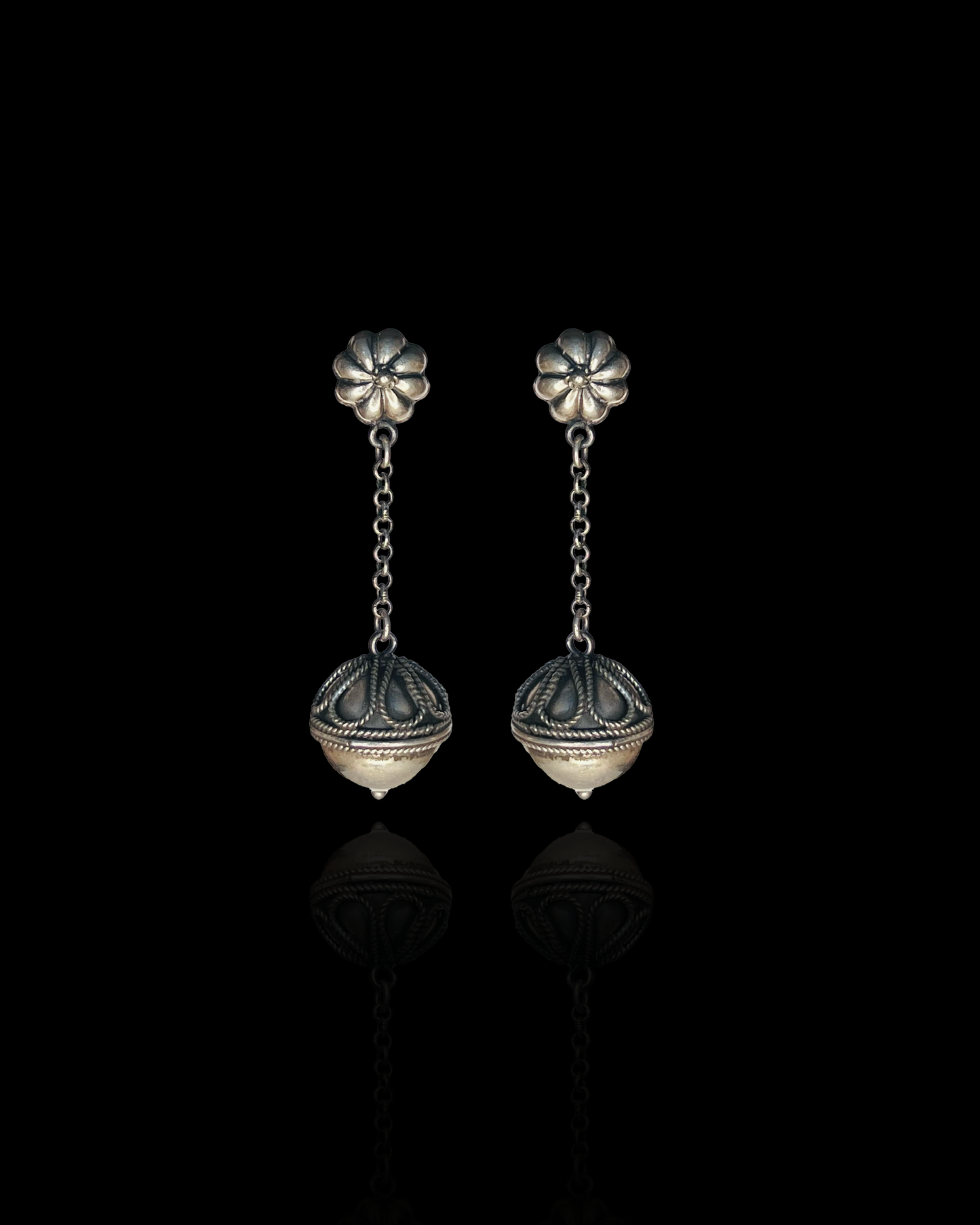 Gumbad Silver Earrings