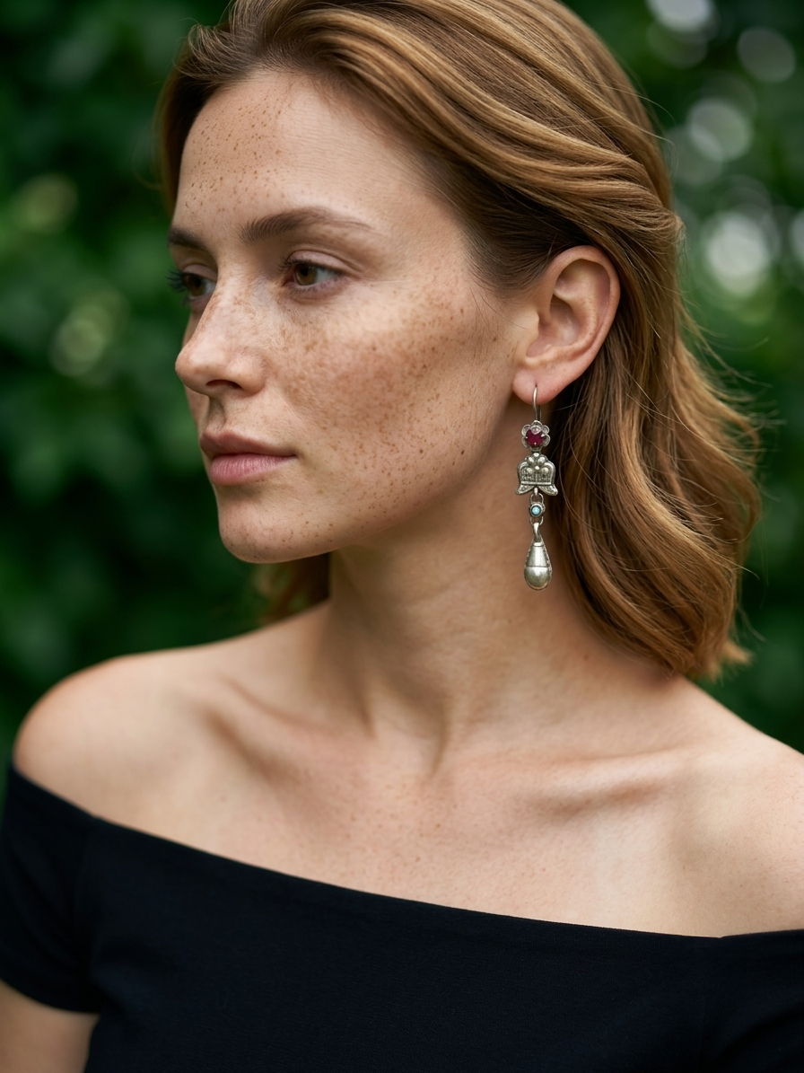 Yaanika Afghan Earrings