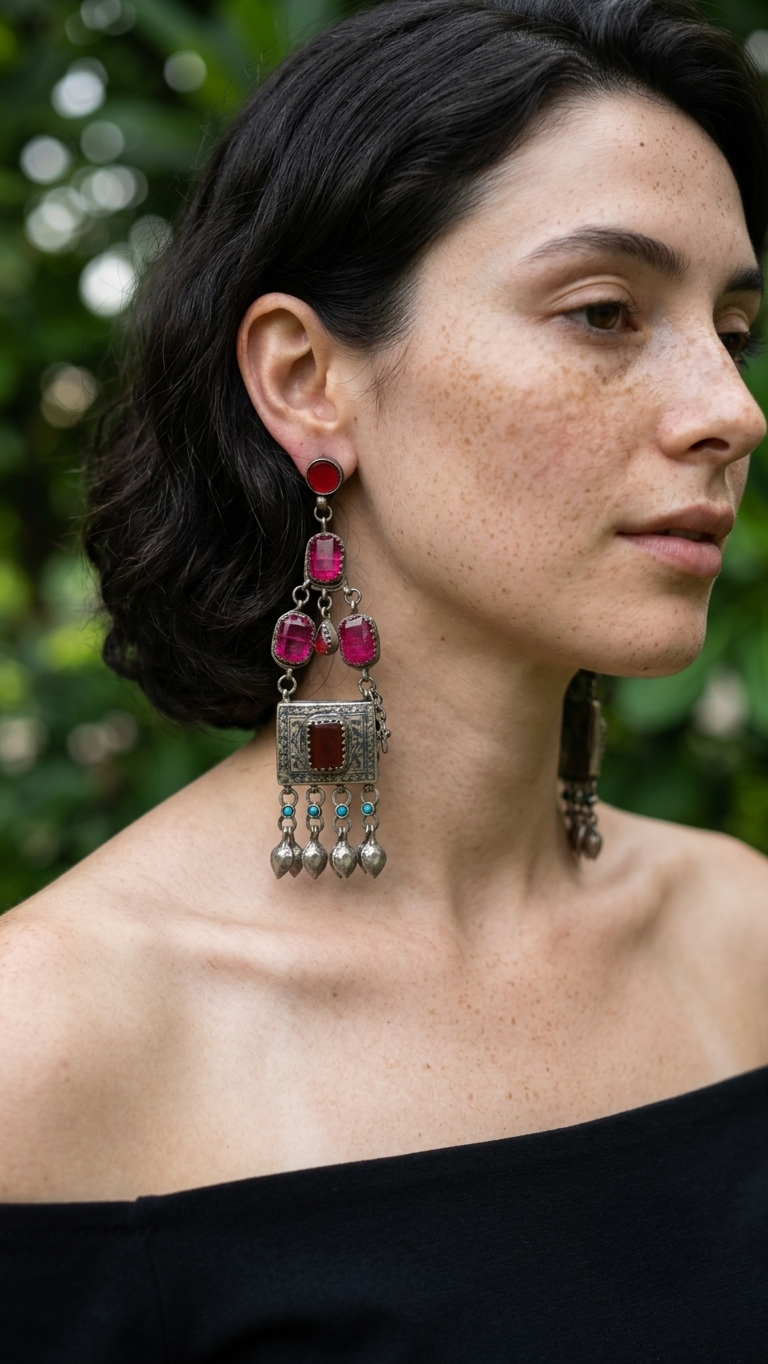 Yuktini Afghan Earrings