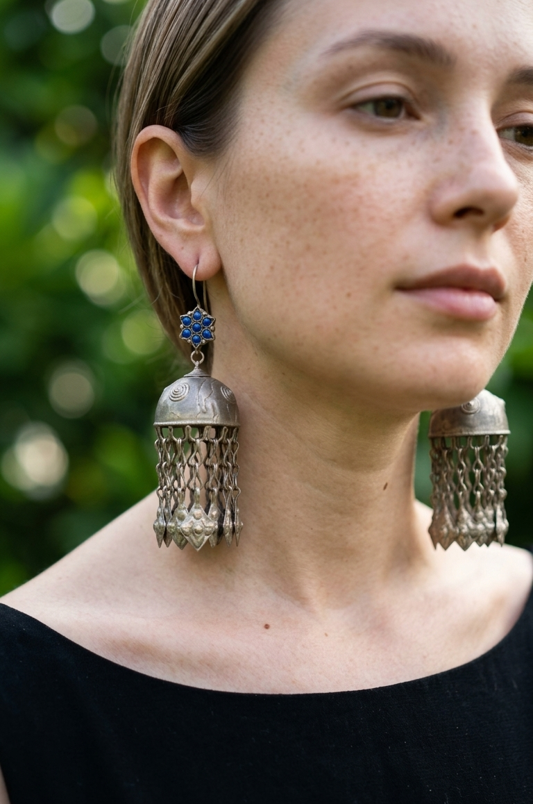 Jeevika Afghan Earrings