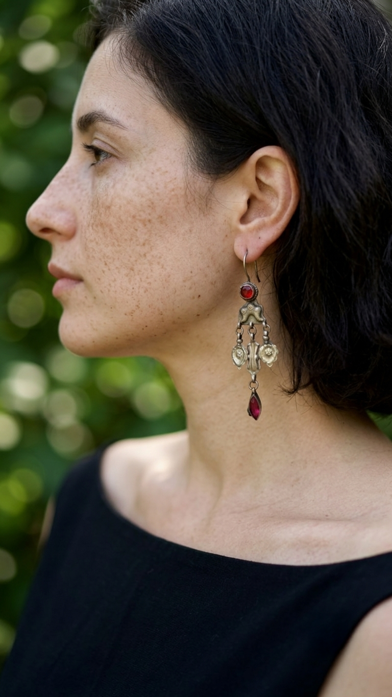 Pamol Afghan Earrings