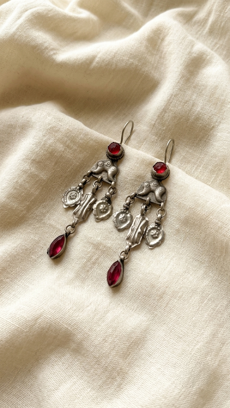 Pamol Afghan Earrings