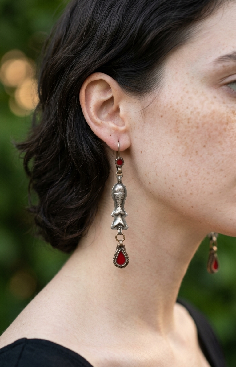 Vidur Afghan Earrings