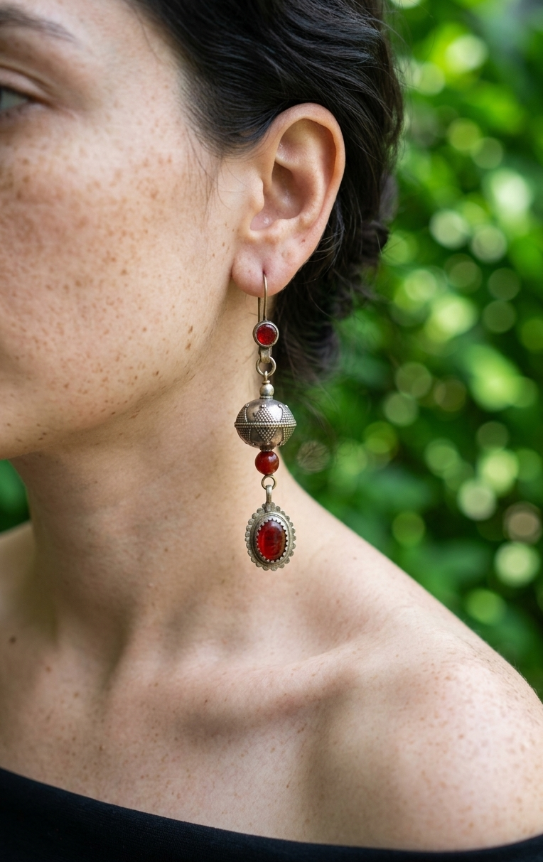 Rukmini Afghan Earrings