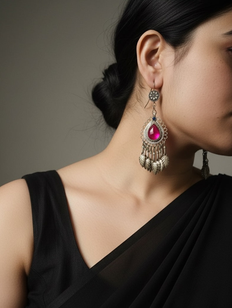Leheriya Afghani Earrings